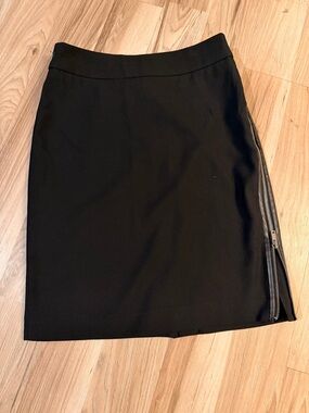 Banana Republic Black Pencil Skirt with Side Zip